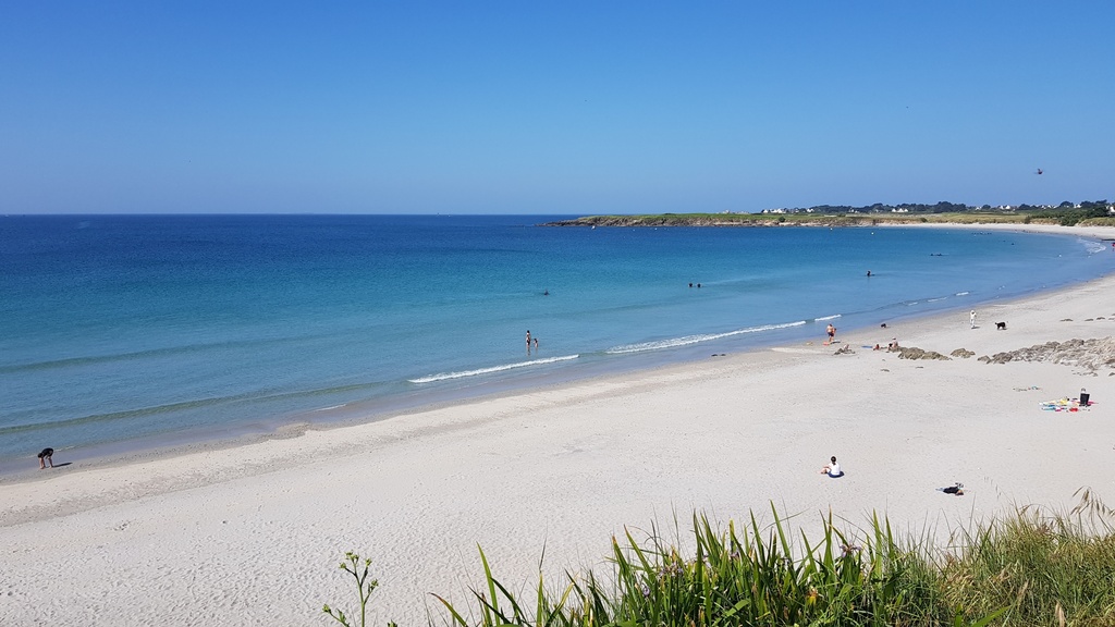Notre plage préférée, Kersidan à 10 min en voiture.