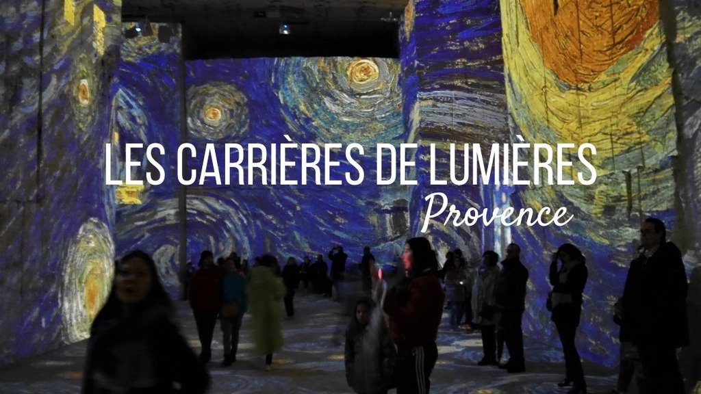 Visite des carrières de lumières aux Baux de Provence