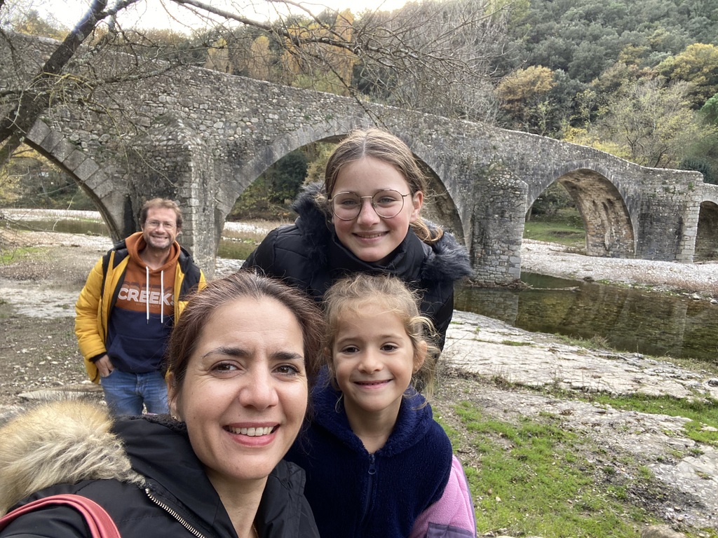 Violaine, Lionel, Fanny et Soline dans les Cévennes