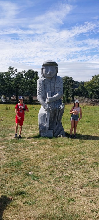 Statue géante à la vallée des saints