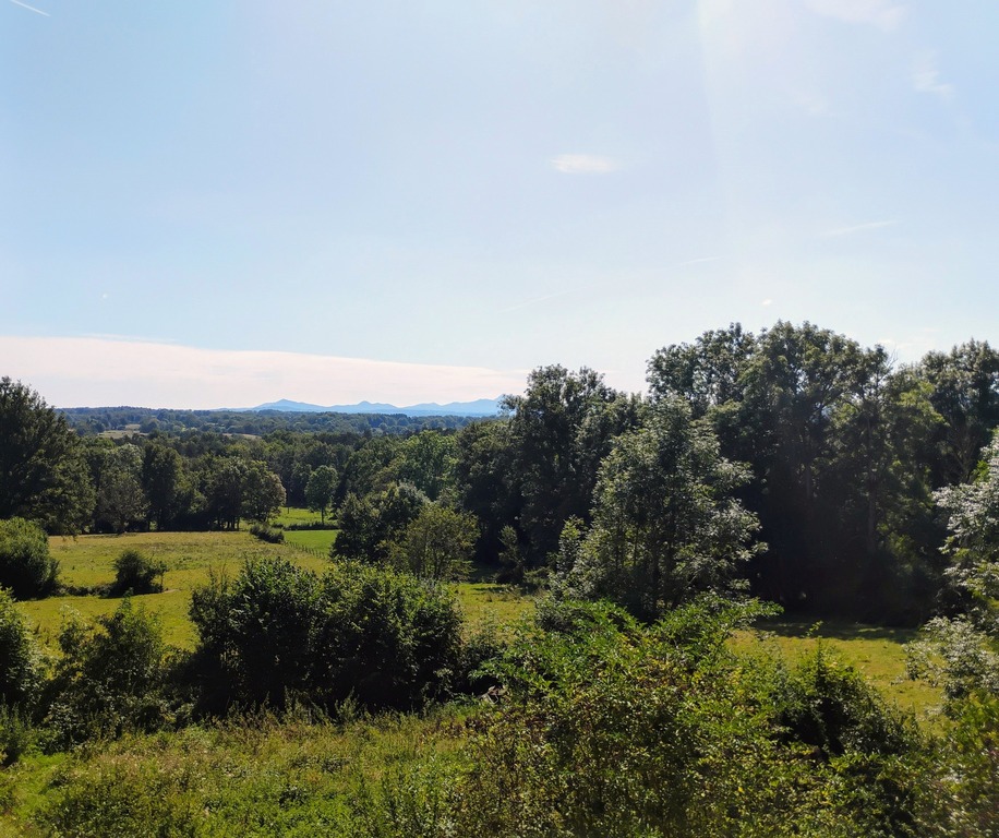 La vue depuis la maison