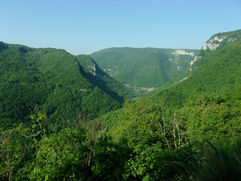 Paysage du Bugey vers Hauteville