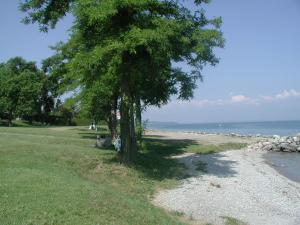 la plage la plus proche, au printemps