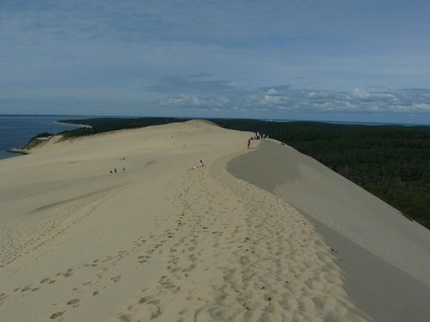 La dune du Pyla, plus haute dune de sable d''Europe