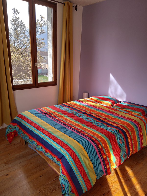 La chambre parentale, ensoleillée même en hiver