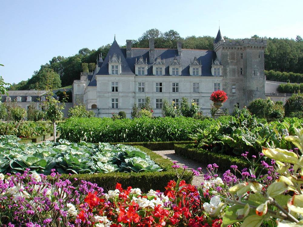 Villandry, château et jardin potager à la française