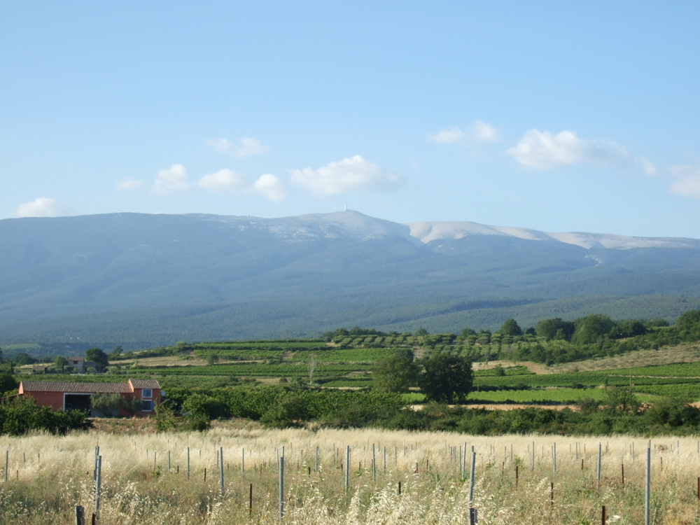 le Mont Ventoux, à la sortie du village