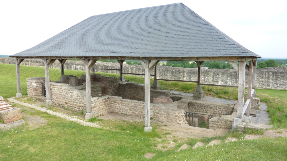 Jublains, forteresse antique, les thermes