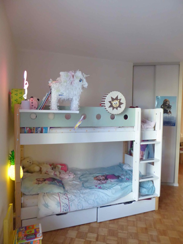 chambre enfant 2 avec lit superposé