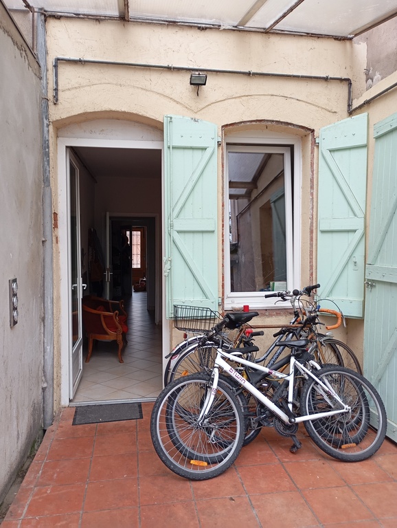 Terrasse et vélo