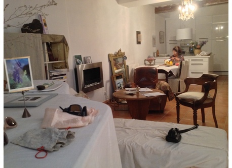 rez-de-chaussée, piano, fauteuil, cuisine