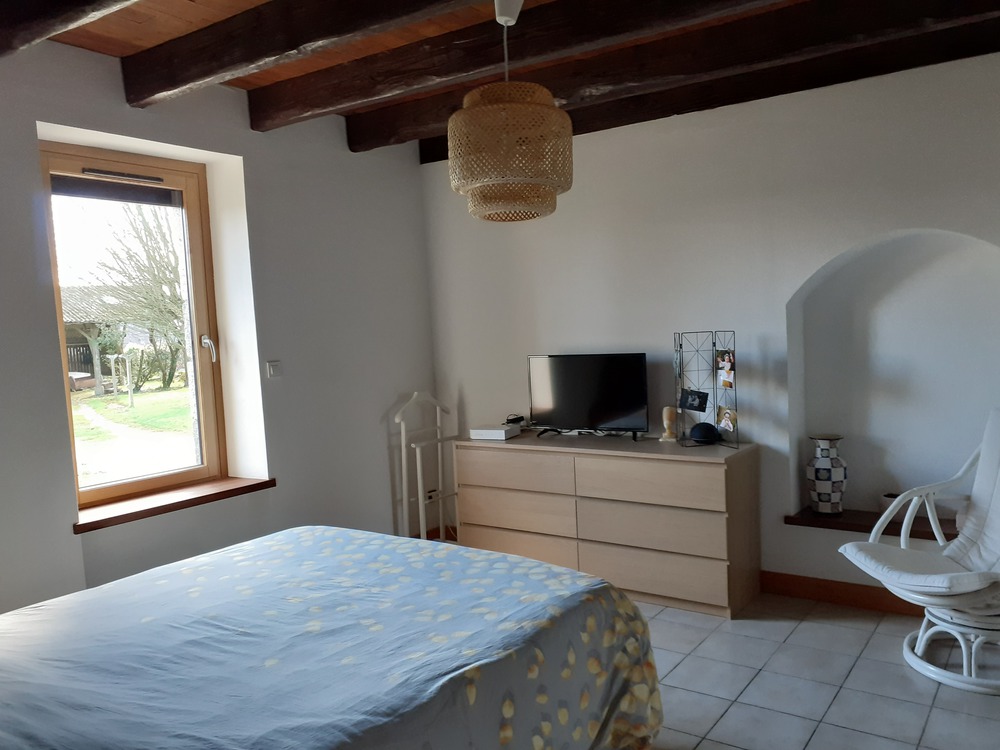 la chambre du rez-de chaussée