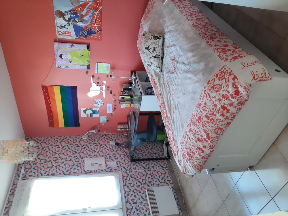 La chambre de Zoé à l'étage