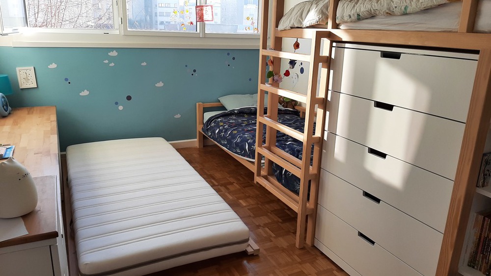 Chambre 1 (avec le troisième lit escamotable)