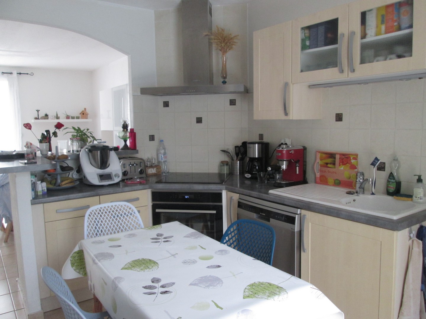 cuisine ouverte sur salon