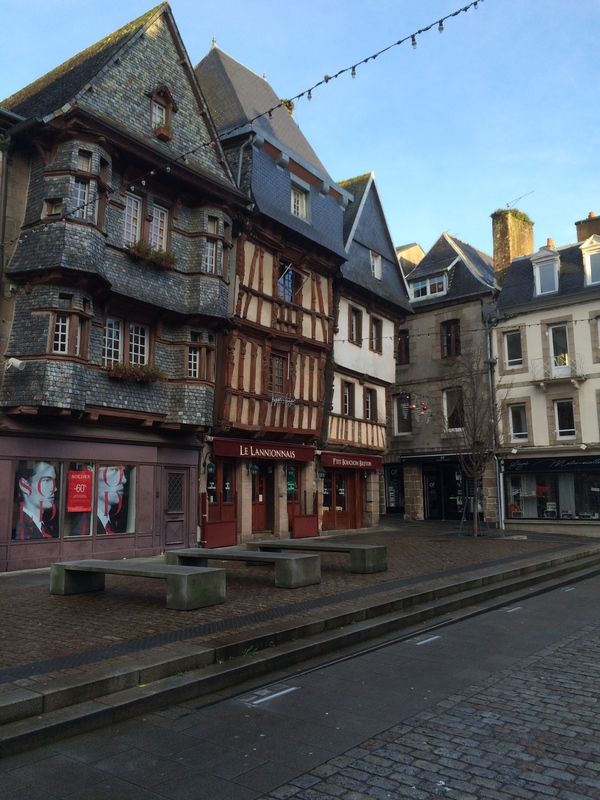 le centre ville de Lannion