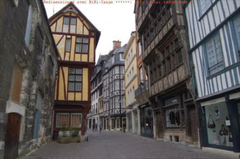 Maisons typiques rouennaises