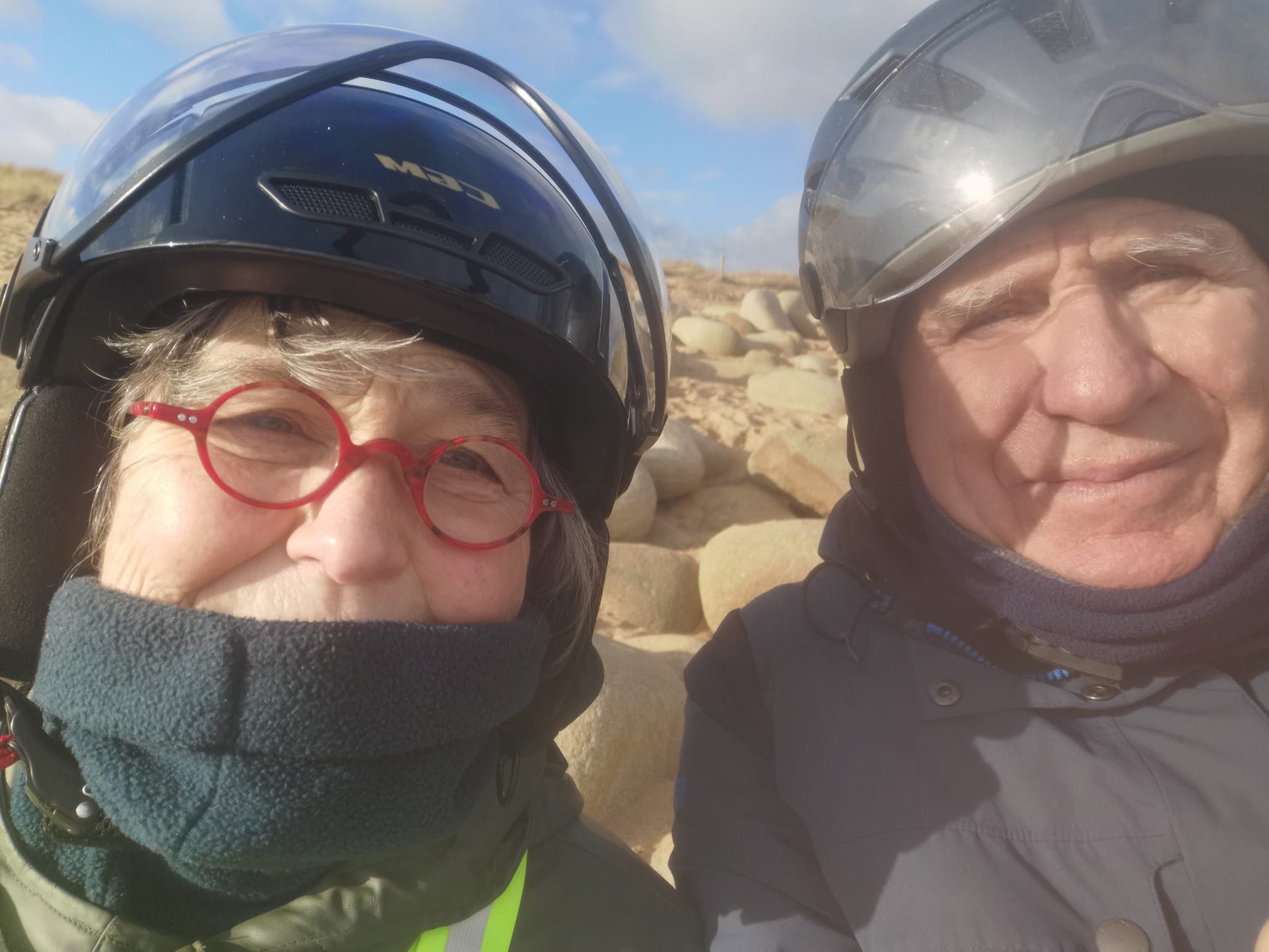 Nous, bien couverts à  Quiberon