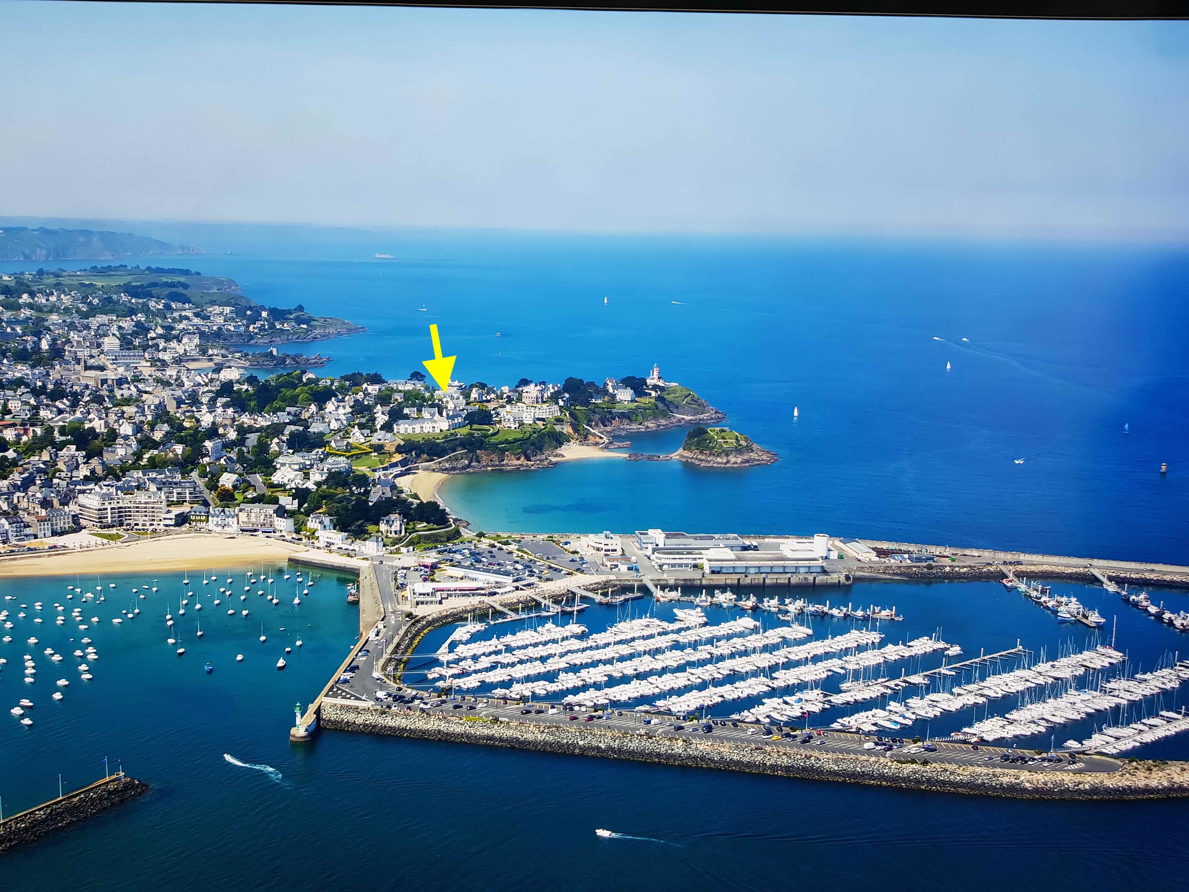 Vue de la baie, avec Bréhat à l'horizon !