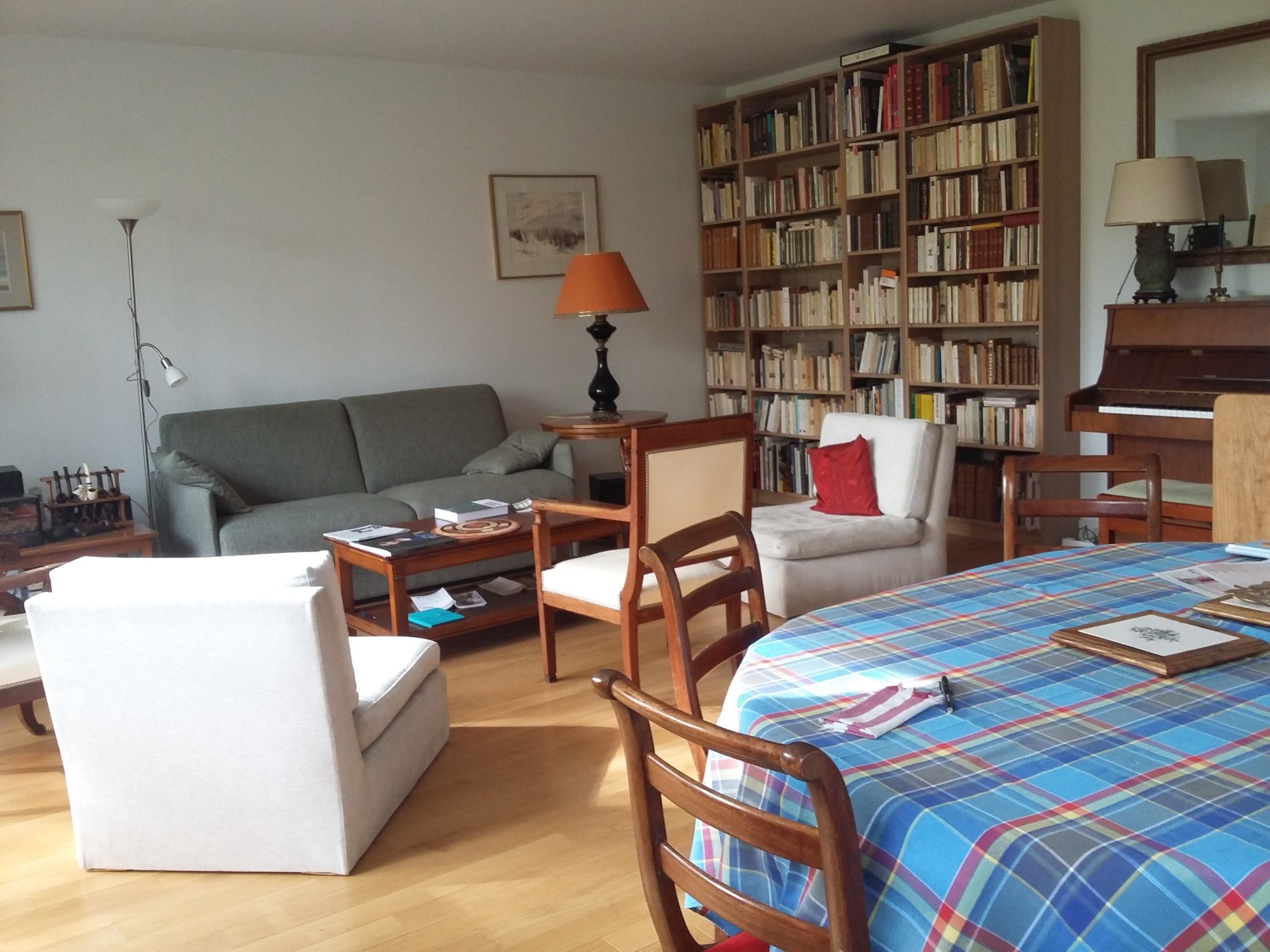 le salon avec canapé-lit 2 personnes