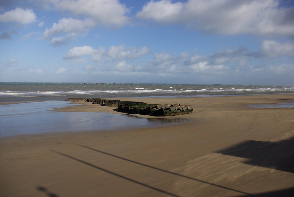 Arromanches avec son port artificiel