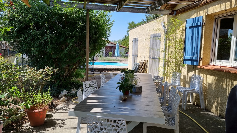 La terrasse ombragée