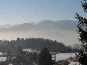 Le massif montagneux des Vosges durant l'hiver (45 mn de voiture de chez nous)