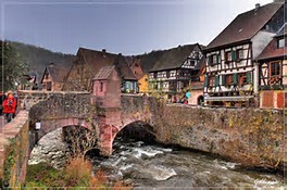 Kaysersberg, à 20 mn de voiture de notre maison