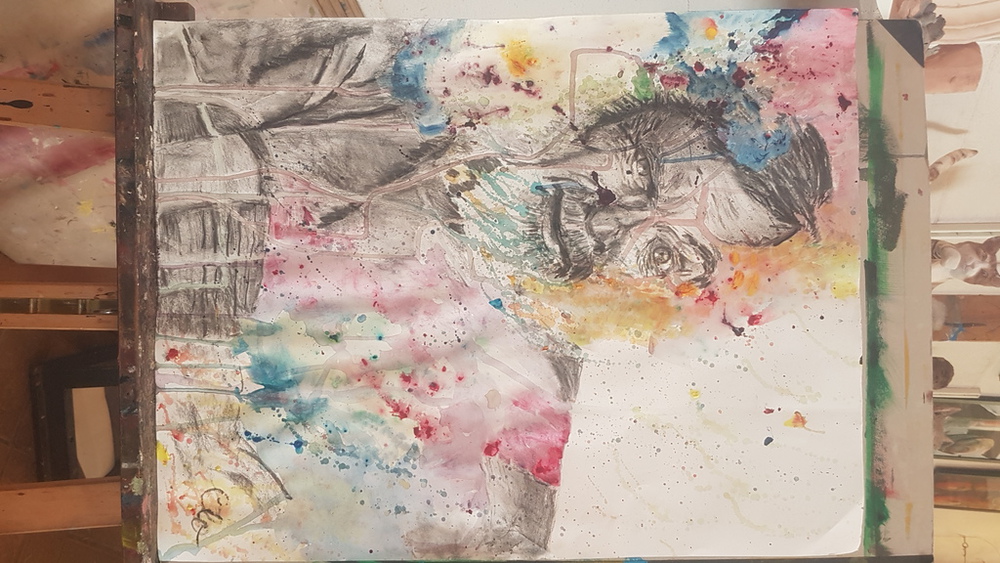 j adore peindre je prends des cours et j aime l ambiance de notre atelier parfois nous allons au resto ensemble  j adore peindre je prends des cours et j aime l ambiance de notre atelier parfois nous allons au resto ensemble