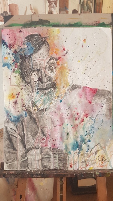 j adore peindre je prends des cours et j aime l ambiance de notre atelier parfois nous allons au resto ensemble