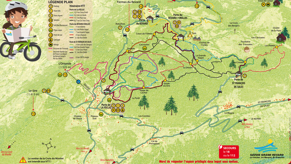 Sentiers VTT(+descente) à la Feclaz à 30'