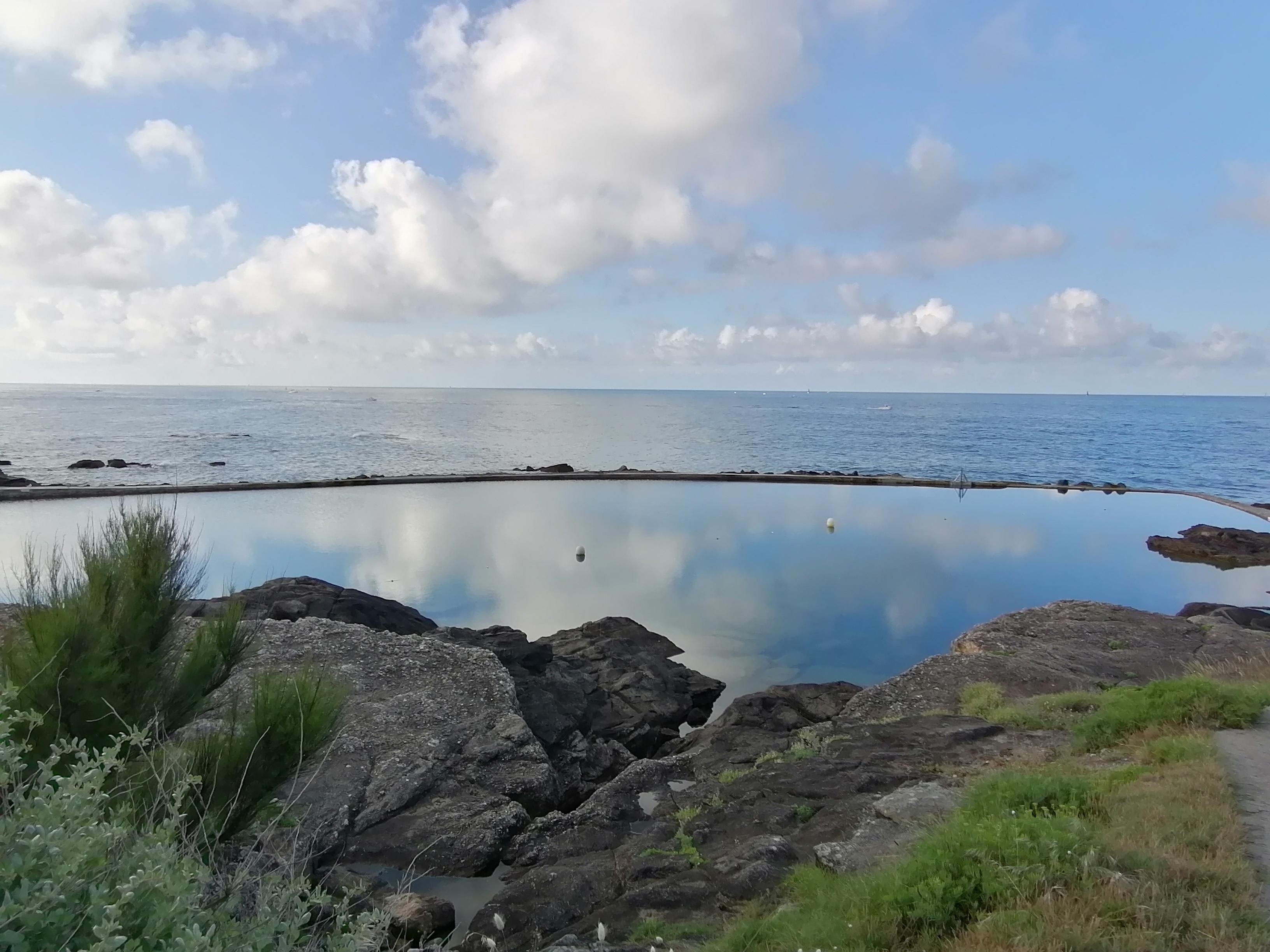 Le bassin Dombret, piscine d'eau de mer.
