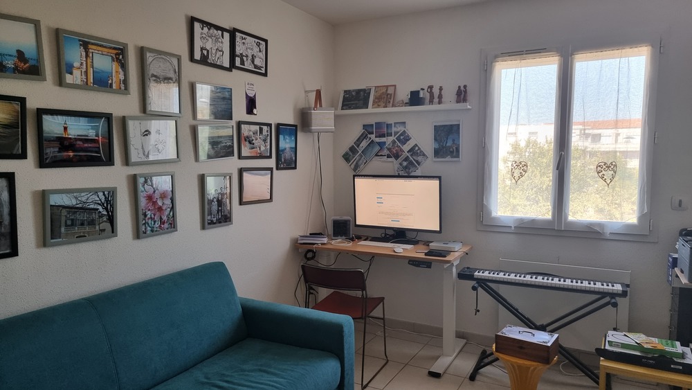 Writing desk - Bureau haut (only screen 32" - 4K°