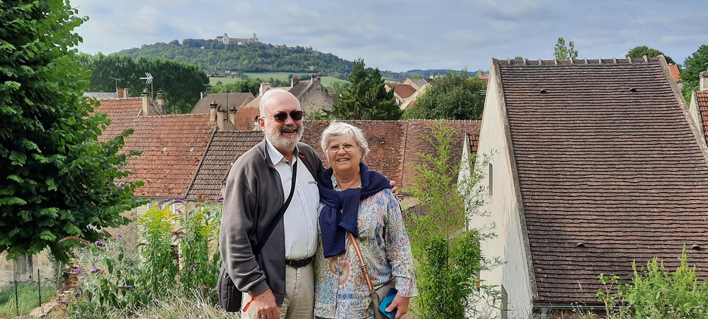 Devant la colline de Vezelay