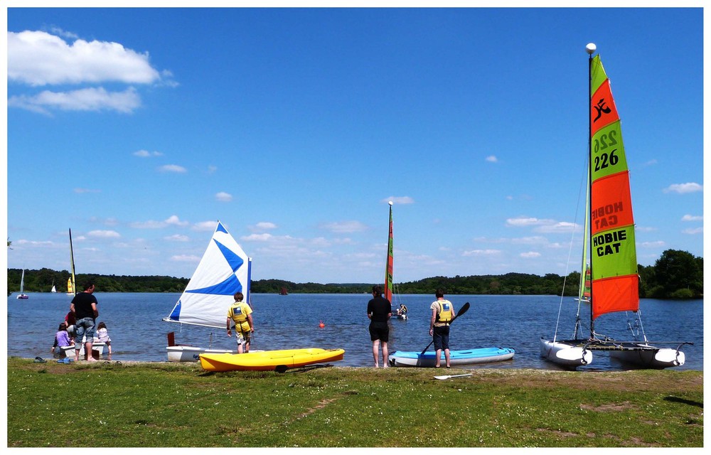 Etang Aumée école de voile à 8km