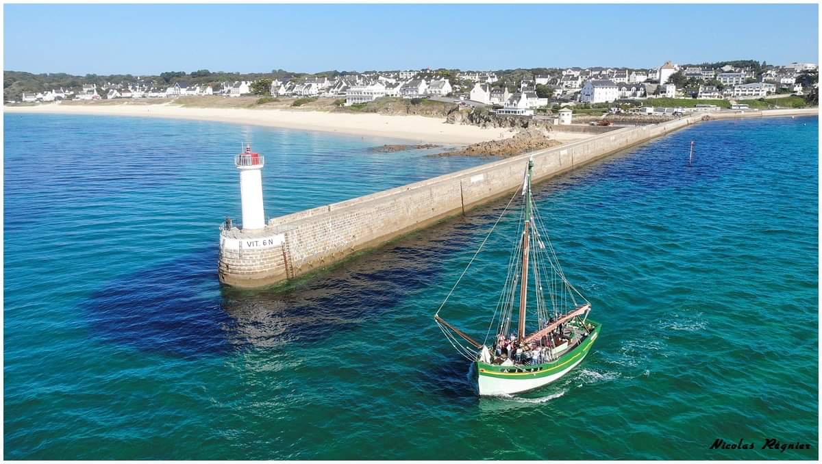 Le Raoulic, la plage de Trescadec et le Vieux gréement Cap Sizun