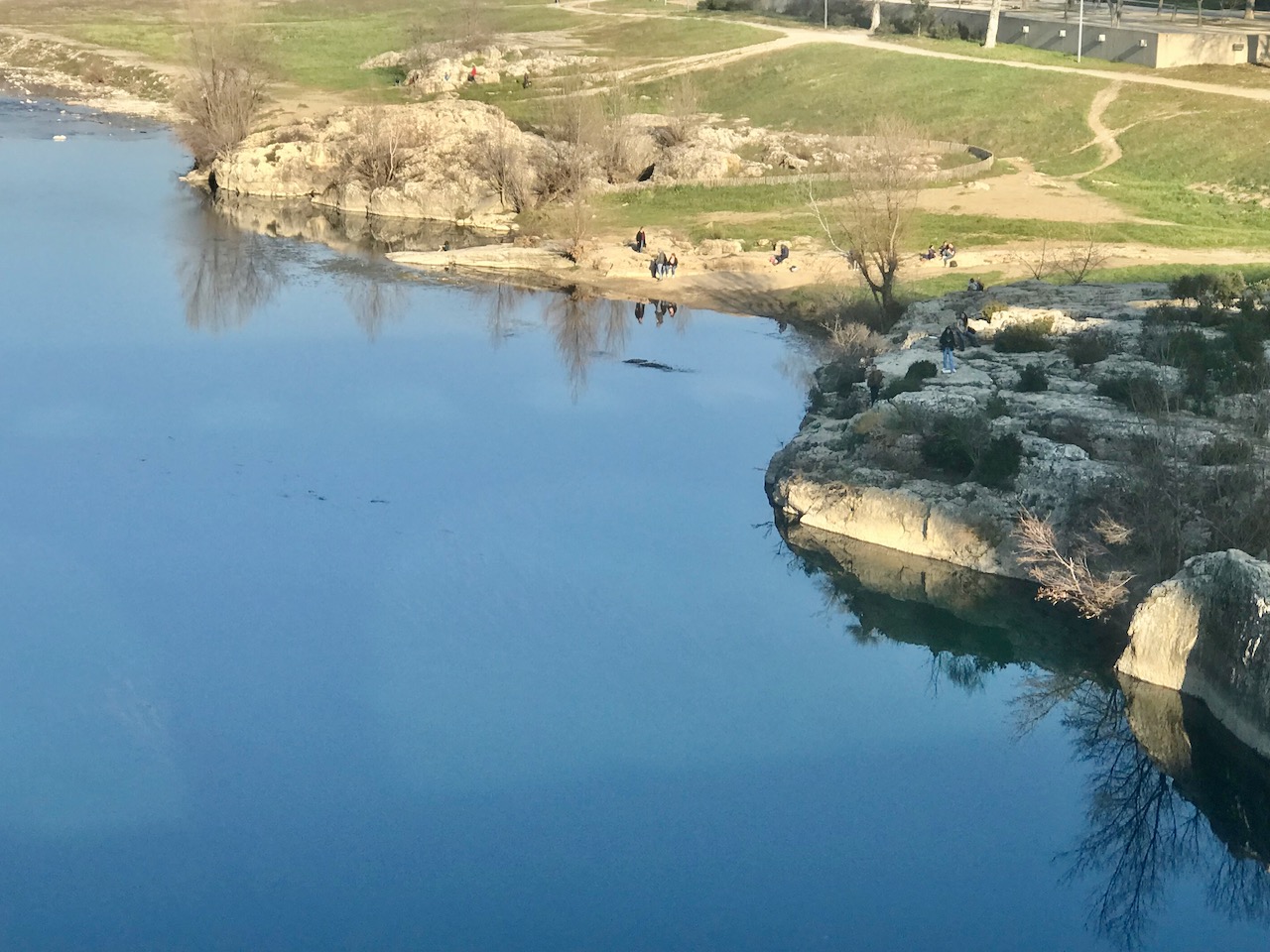 Le Gardon au Pont du Gard