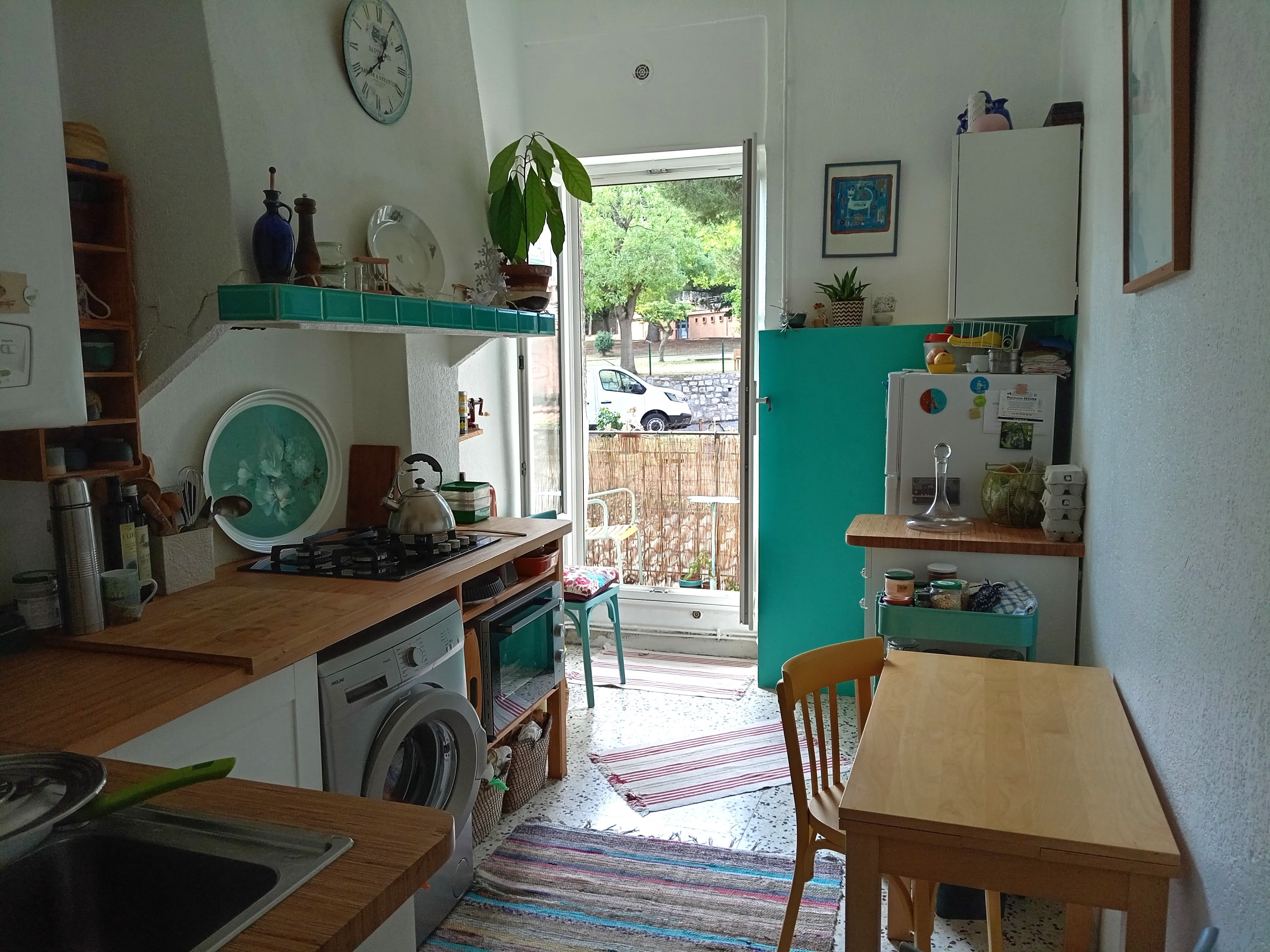 Cuisine et balcon