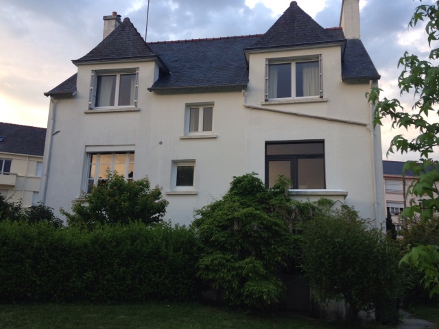 facade sud donnant sur le jardin