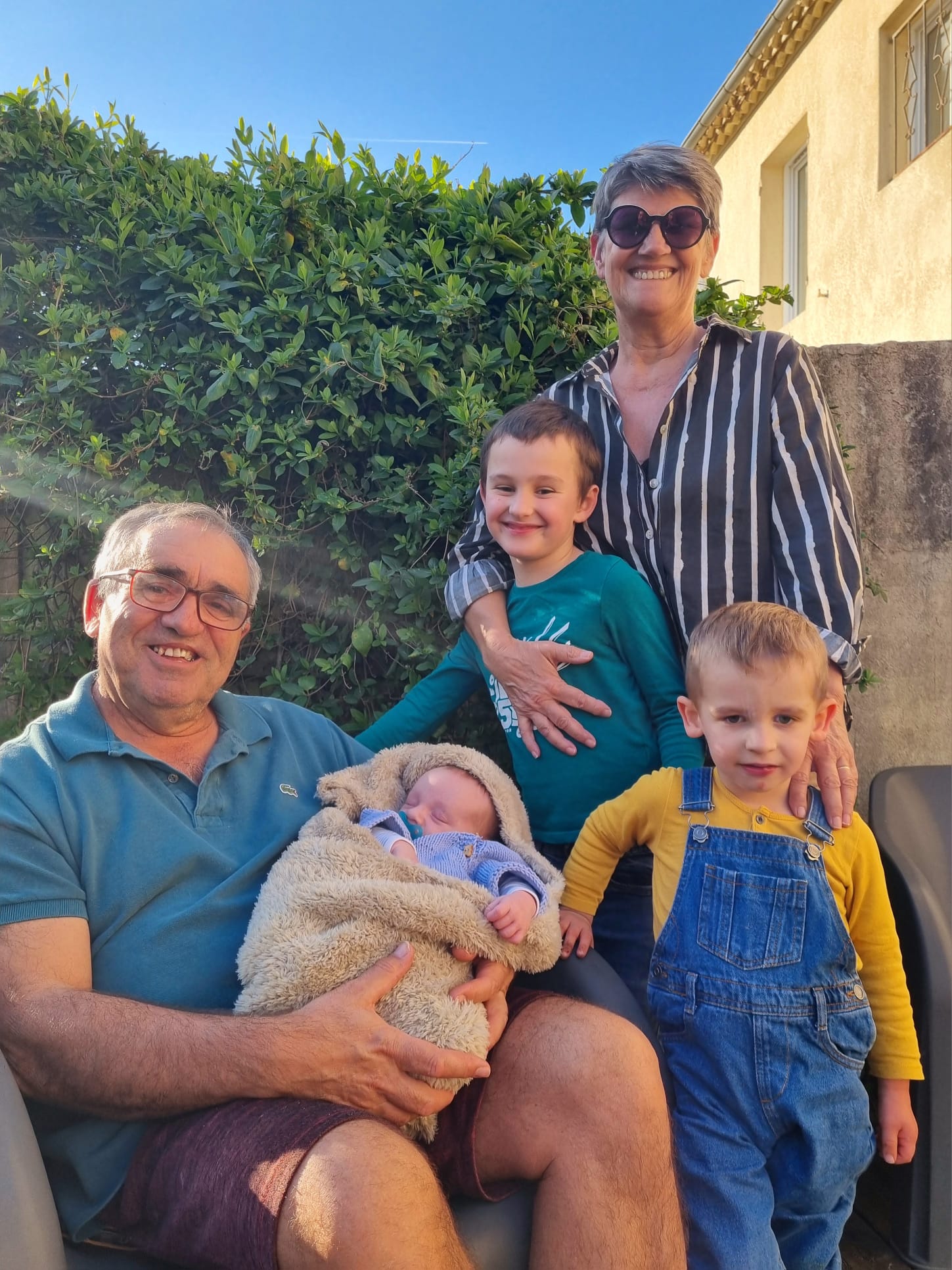 avec nos 3 petits-fils
