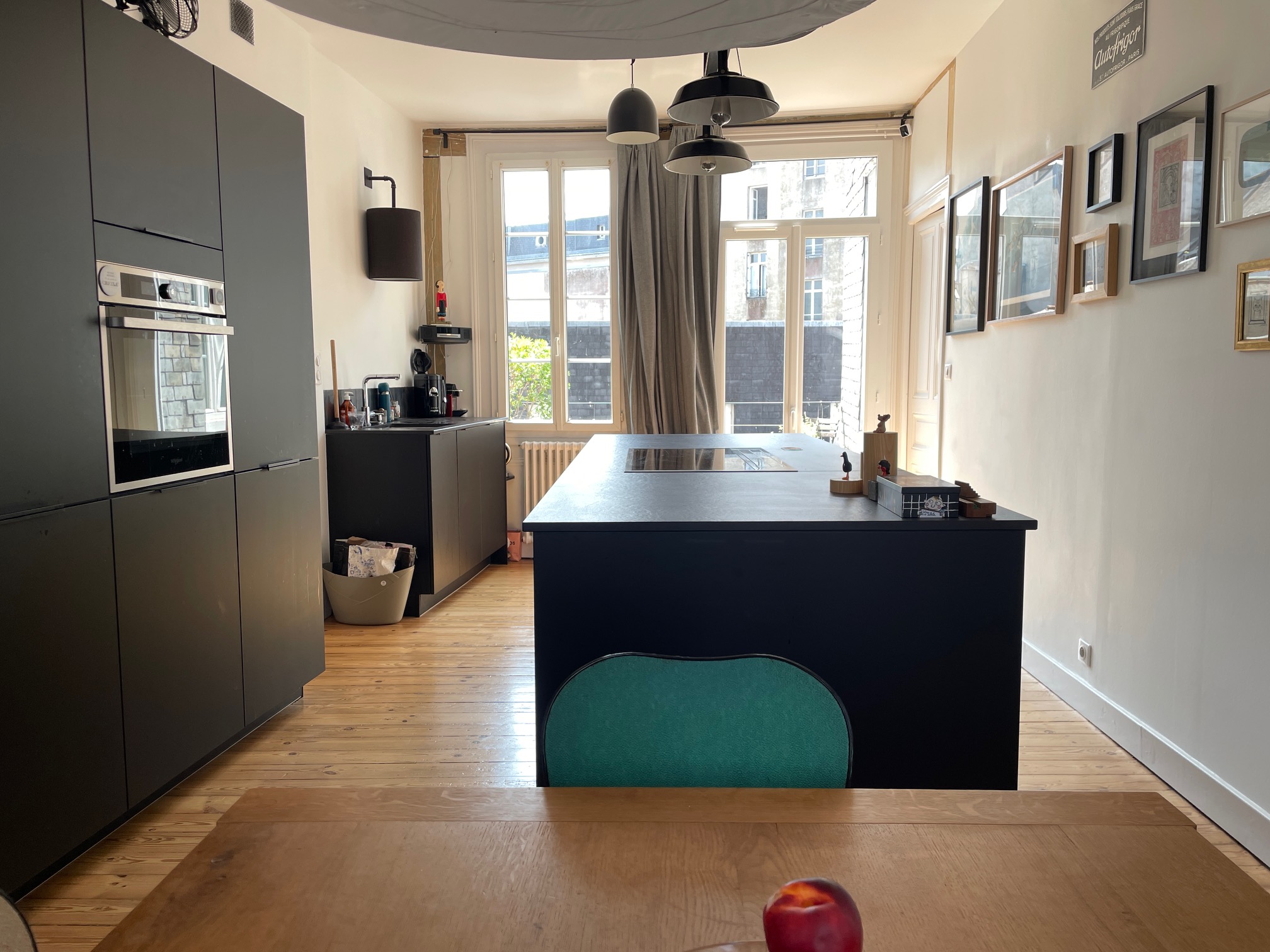 La salle à manger cuisine.