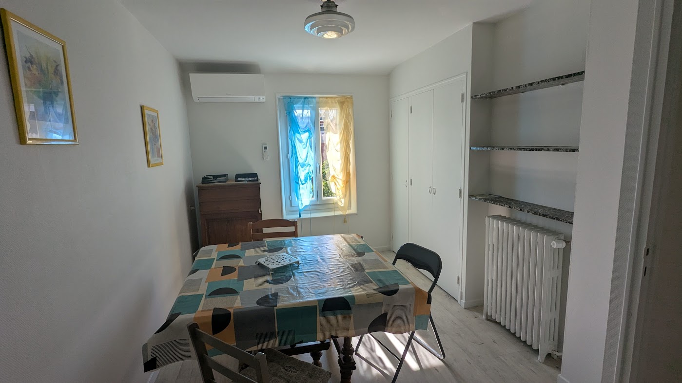 La salle à manger et sa climatisation reversible