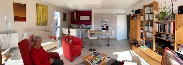 vue panoramique du salon