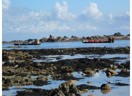 Port-Blanc, accessible à pied depuis la maison
